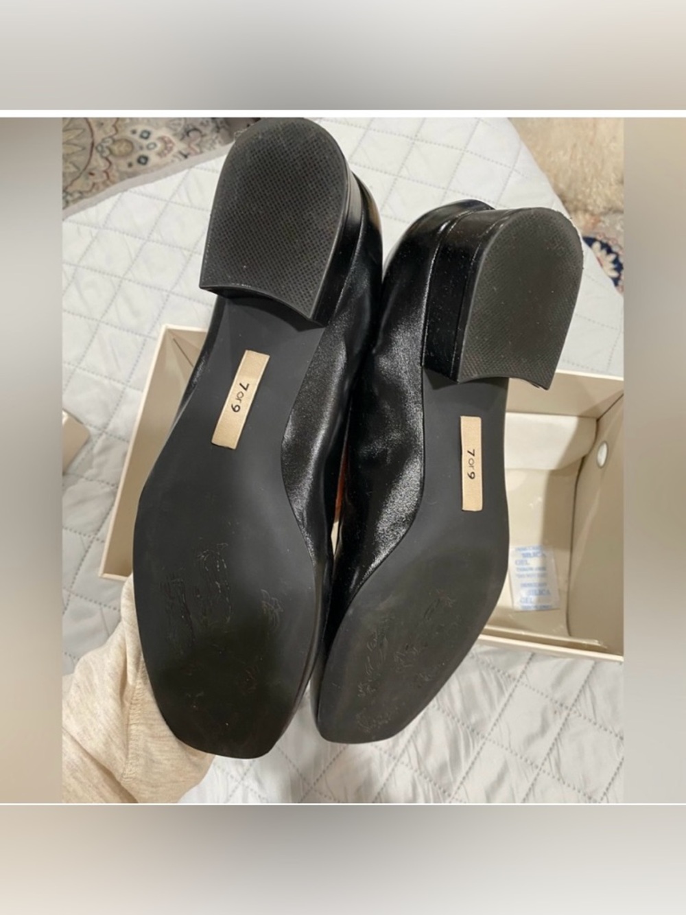 Cute ballet pumps like new with box minimalist preppy comfy shoes - Picture 6 of 8
